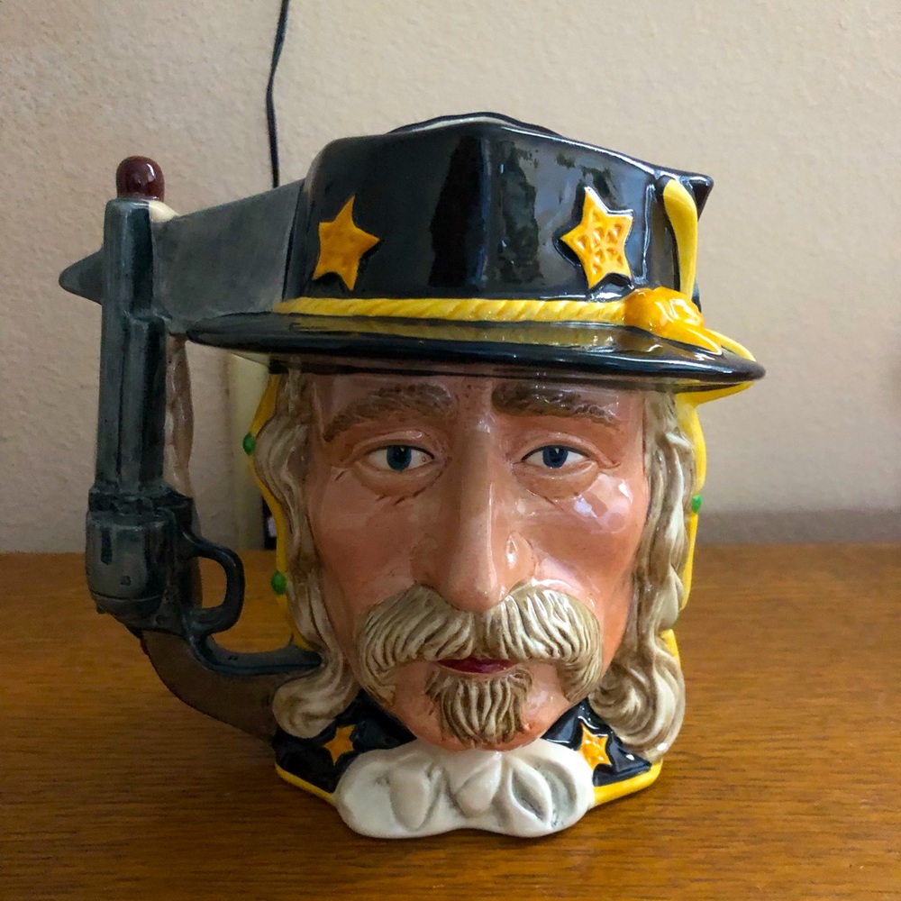 Royal Doulton Custer/Sitting Bull Large character jug